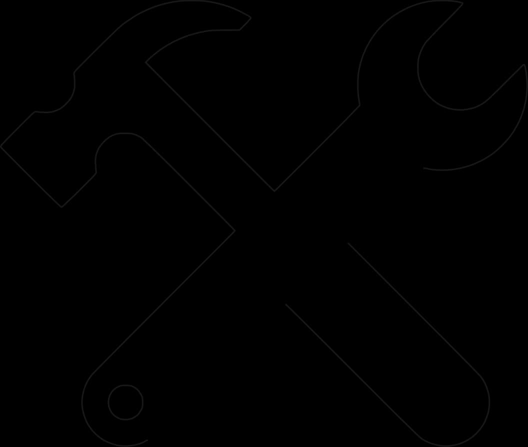 BRIM line drawing with crossed wrench and hammer tools